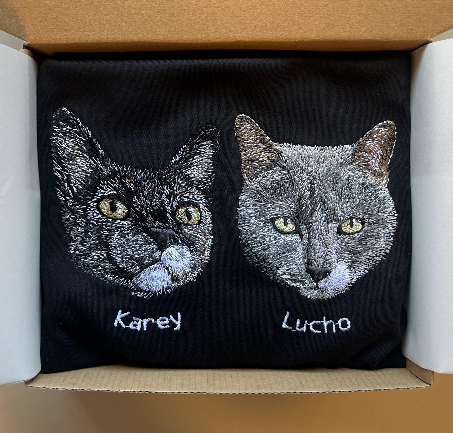 Remera con 2 mascotas