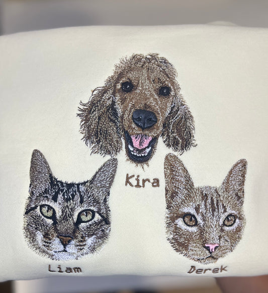 Canguro con 3 mascotas